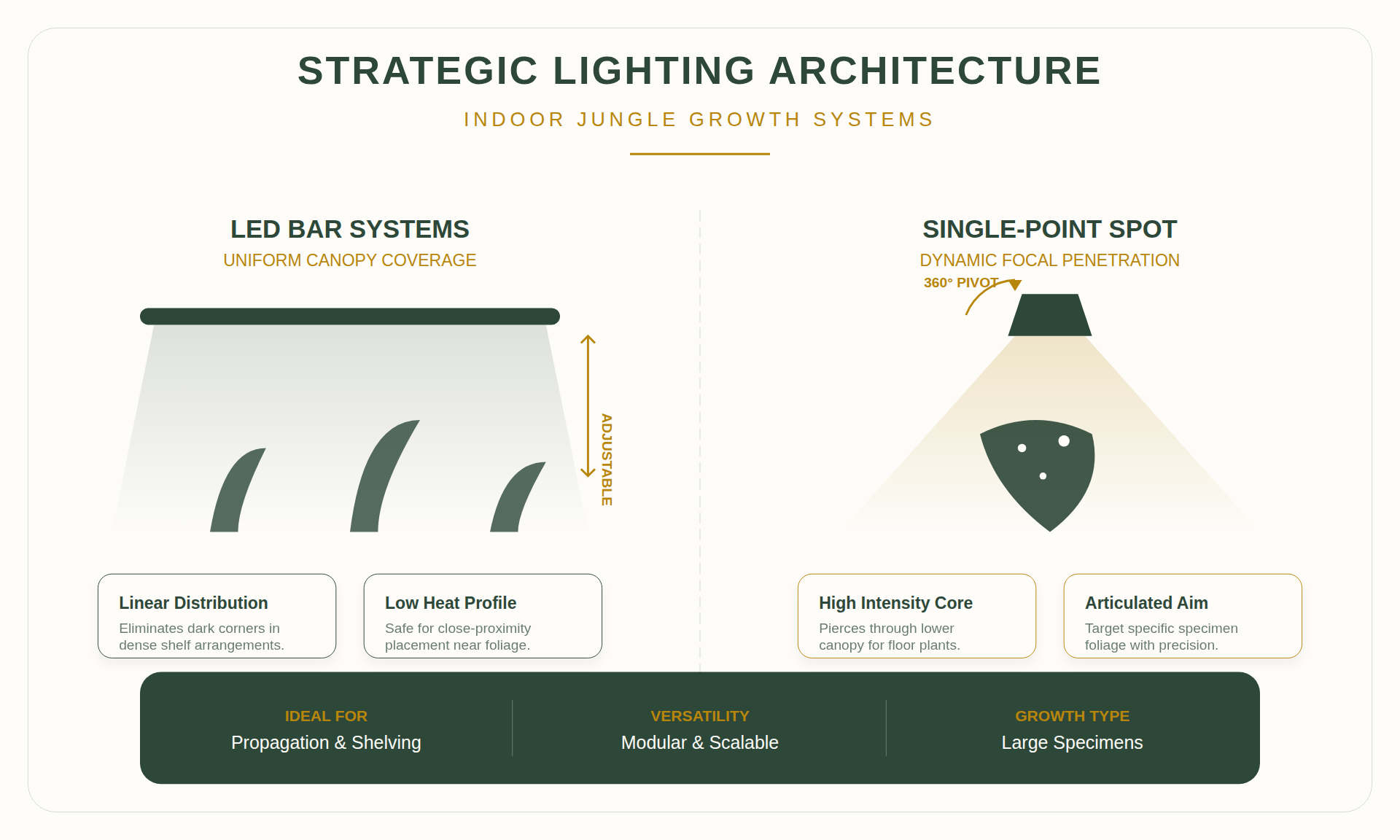 LED Bar Geometry and Light Distribution