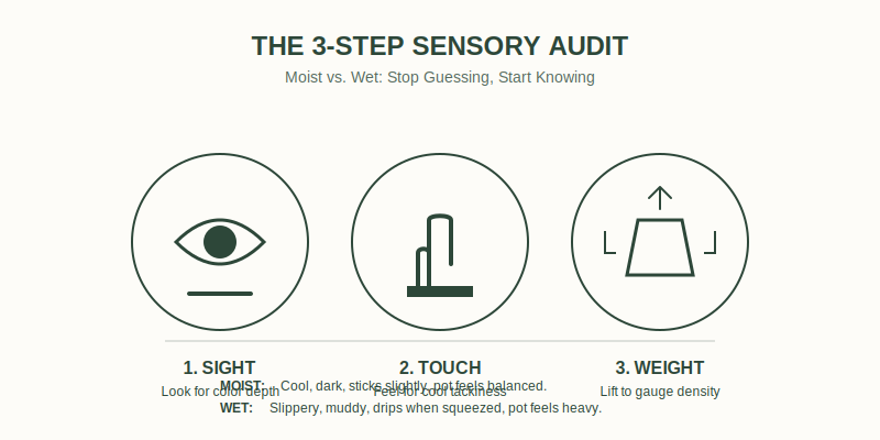 Demonstration of the soil squeeze test