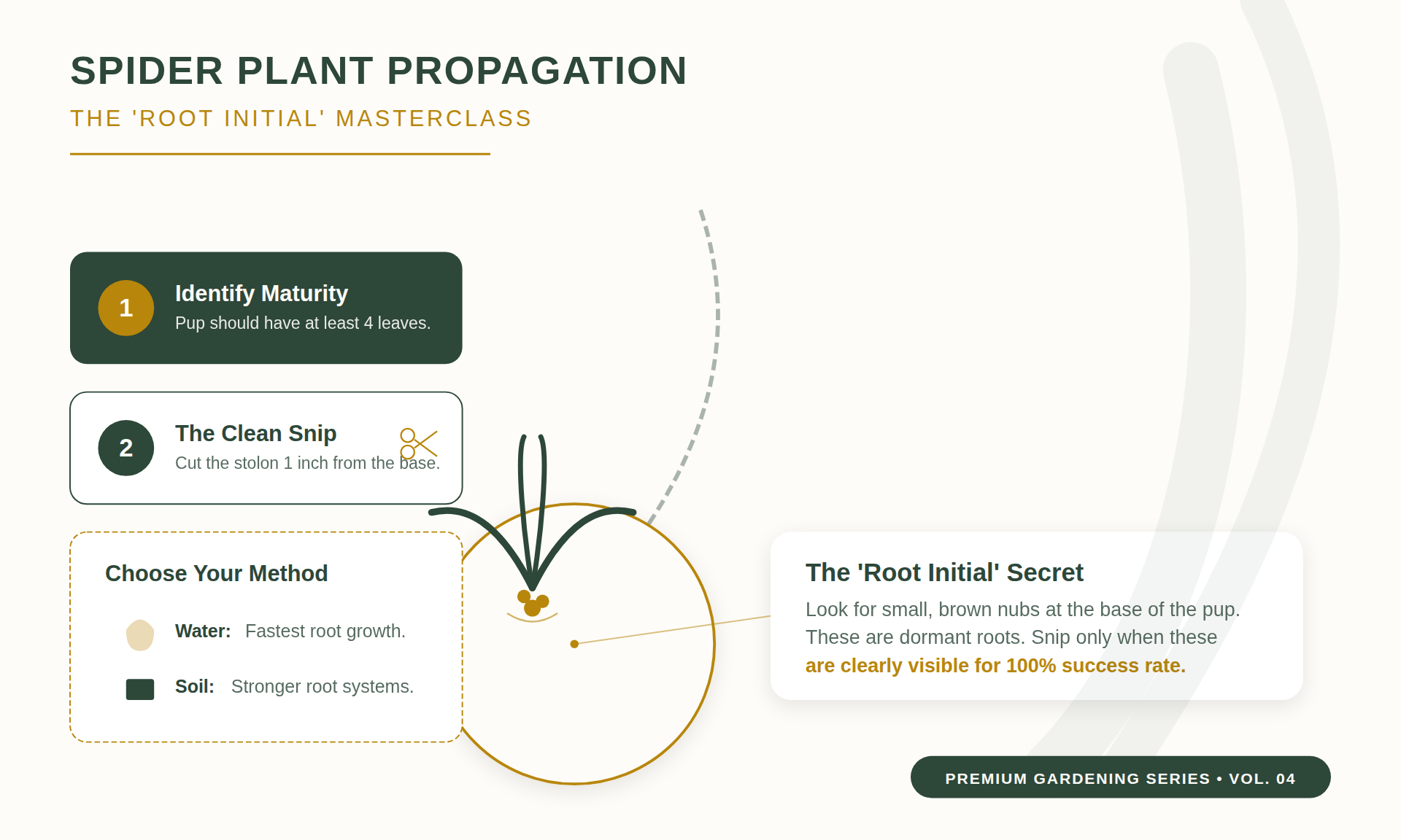 The 'Root Initial' Secret: When Exactly to Snip